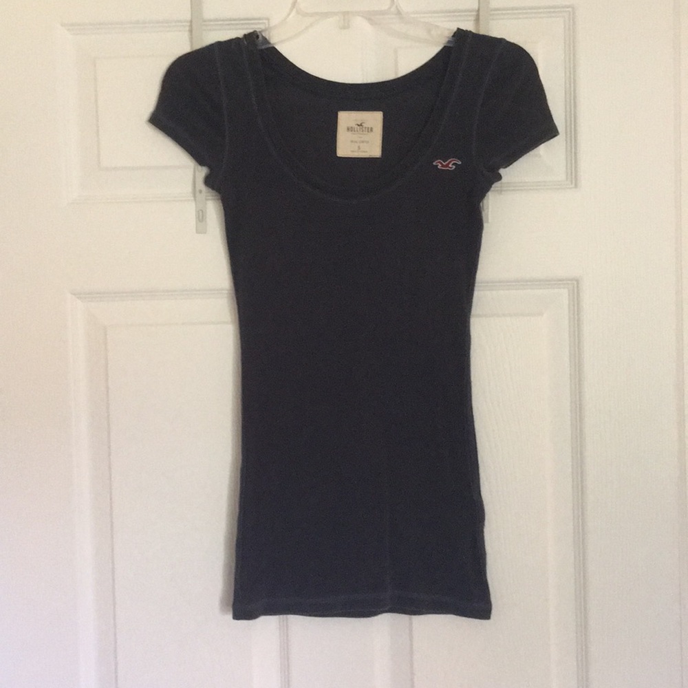 Hollister scoop neck tee